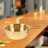HAPINARY 2pcs Stainless Steel Shaving Foam Bowl Ergonomic Handle Delicate Small Bowl for Wet Shaving view 4