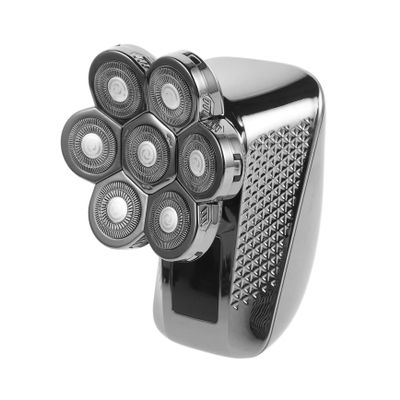 VICASKY Digital Display Electric Razor 7-Head Trimmer Waterproof Men's Shaving Tool