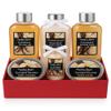 Scented Secrets Bath Gift Set | Luxurious Vanilla Bean Spa Kit | 6-Piece Bath & Body Pampering Set | Ideal Gift for Relaxation & Self-Care view 1