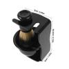Ipetboom 1set Elegant Shaving Kit Nylon Bristle Brush Shaving Bowl and Stand for Men Essential Accessories for Smooth view 2