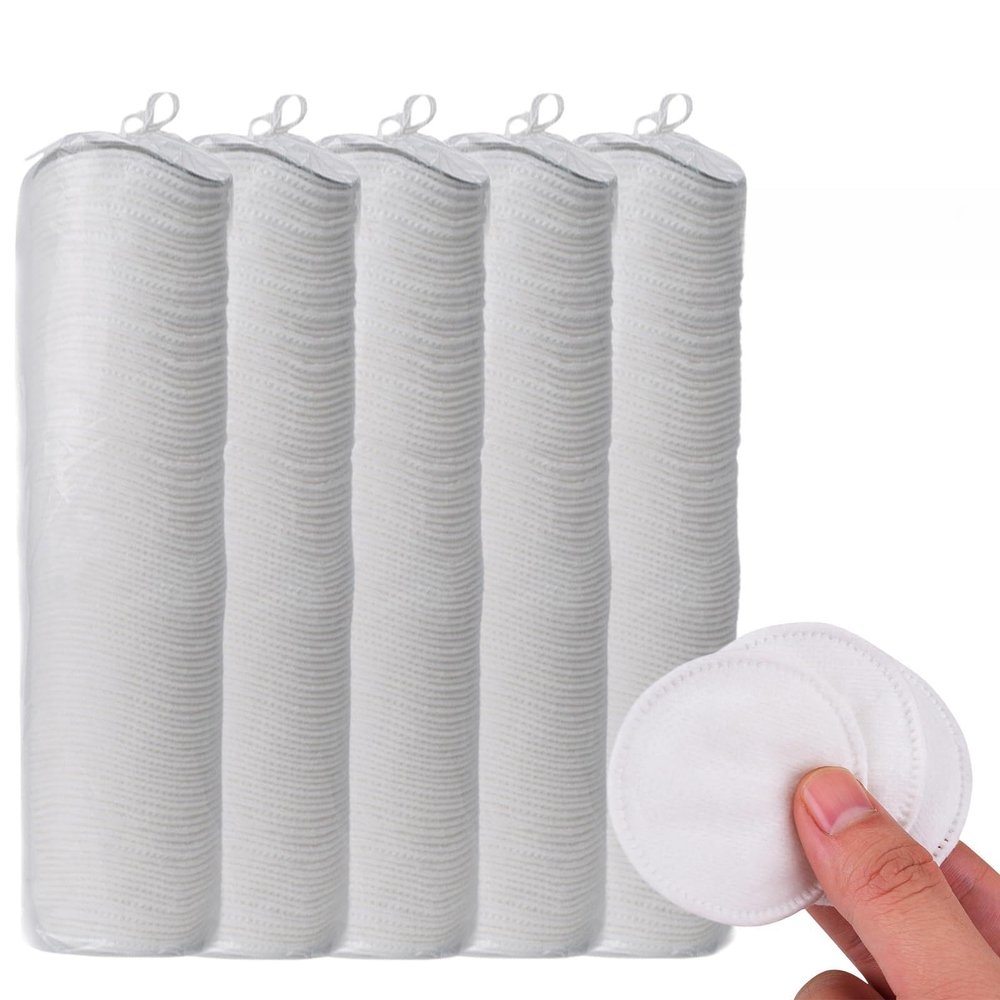 100sheets Round Cotton Pad for Face Makeup Removal Cleansing Face Makeup Pad for Beauty Routine Pad for Women