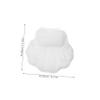 FOYTOKI Bathtub Pillow with Suction Cups for Head and Neck Support Soft and Washable Bath Cushion for Spa and Relaxing Bath Experience view 2