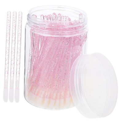 FRCOLOR 1set Creative Disposable Lipstick Brush Flocking Applicators for Even Lip Color for Daily for Women Cosmetics