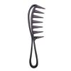 185x55mm Men Comb Wide Tooth Shark Plastic Clipper Curling Home Hairdressing Comb Barber Stlying Tools,green,185x55mm view 3