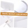 VICASKY Travel Cosmetic Organizer Case with Touch Led Mirror Portable Handheld Makeup Box for Outdoor Activities and Business Trips Lightweight Design view 2