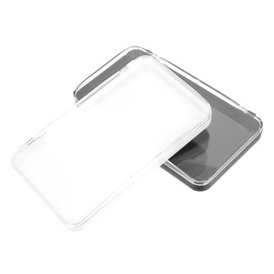 LOORGVEL 4pcs Eyelash Storage Box Compact Fake Eyelash Holder for Easy Organization and Display for Keeping Lashes Clean and Maintained for Occasions White Black