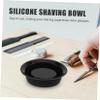 FOMIYES Shaving Bowl for Men Soft Silicone Shaving Mug for Efficient Lather Production Lightweight Portable Beard Brush Dish for Travel and Daily Use view 3
