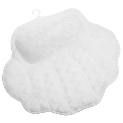 BCOATH Bathtub Pillow Cups Soft Spa Neck Support for Relaxing Baths Machine Washable Water-Resistant Headrest for Comfort and Relaxation