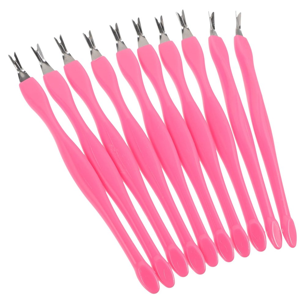 GALPADA 10pcs Dead Skin Scraper Tool Cuticle Pusher Trimmer Nail Art Supplies Pedicure for Home Use
