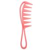 185x55mm Men Comb Wide Tooth Shark Plastic Clipper Curling Home Hairdressing Comb Barber Stlying Tools,Yellow,185x55mm view 4