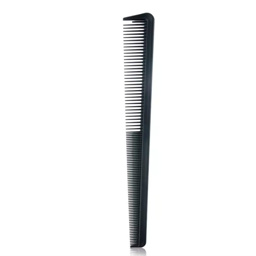 2.8 * 20.2cm Hairdresser Haircut Comb Barber Shop Hair Cutting Combs Sideburns HairSalon Styling Tools Accessories,Black,2.8 * 20.2cm