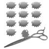10pcs Easy Adjust Square Knob Square Adjuster Haircut Tools Hair Scissors Accessories For Stylists And Barbers view 2