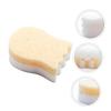 FOYTOKI 3pcs Bath Sponge Exfoliating Cartoon Sponge for Gentle Skin Cleaning Fun Bath Accessories for Newborns for Daily Use and Showers view 3
