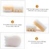 FOYTOKI 3pcs Bath Sponge Exfoliating Cartoon Sponge for Gentle Skin Cleaning Fun Bath Accessories for Newborns for Daily Use and Showers view 4