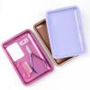 Practical Stainless Steel Manicure Equipment Tray Tray False Nails Dish Tools Storage for Nails Accessories view 3
