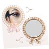VINTORKY 2pcs Portable Makeup Mirror Small Vanity Mirror Mini Cosmetics Pocket Purse DIY Phone Case Accessories view 4