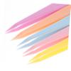 Balacoo 100pcs Plastic Eyelash Tweezers Pink Professional Eyebrow Tweezers for Women Men Lash Extension Tool Multi-function Set view 3