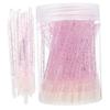 FOMIYES 1set Disposable Flocking Lip Brushes Portable Cosmetic Applicators for Lipstick and Eyeshadow Handle for Makeup and Beginners view 1