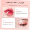 FOMIYES 1set Disposable Flocking Lip Brushes Portable Cosmetic Applicators for Lipstick and Eyeshadow Handle for Makeup and Beginners view 2