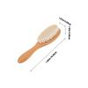 Healeved Dense Wool Brush Curved Handle for Shaving Beard Care and Hair Cleaning for Home and Barber Shops Compatible Shaving Creams and Organic Oils view 2