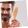 Healeved Dense Wool Brush Curved Handle for Shaving Beard Care and Hair Cleaning for Home and Barber Shops Compatible Shaving Creams and Organic Oils view 4