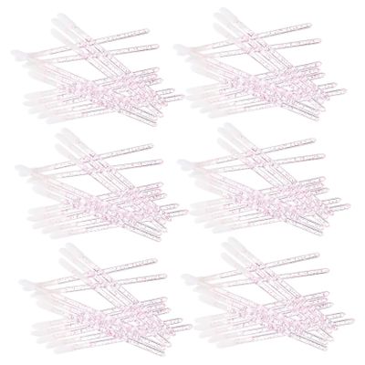 FOMIYES 1set Disposable Flocking Lip Brush Applicators for Makeup Comfortable Use for Lip Gloss and Eyeshadow Handle Makeup Tools