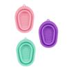 FRCOLOR 3pcs Silicone Brush Cleaning Mat Makeup Brush Cleaning Mat Cleaner Pad for Home Beauty Salon Use view 1