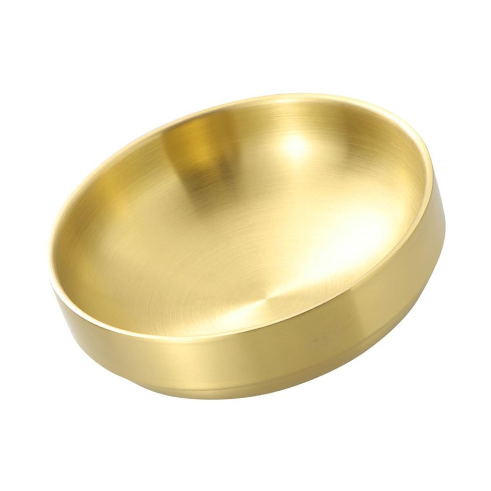 FOYTOKI 1pc Stainless Steel Shaving Bubble Bowl for Men Foaming Shaving Soap Container for Home and Barber Use Smooth Edges Design