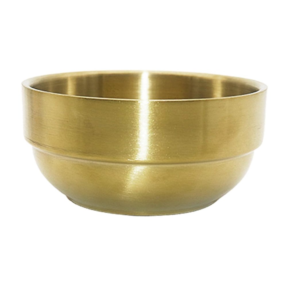 OFFIGAM Men's Facial Scrub Bubbling Bowl Stainless Steel Shaving Vessel for Purpose Face Wash Safe Material for Shaving