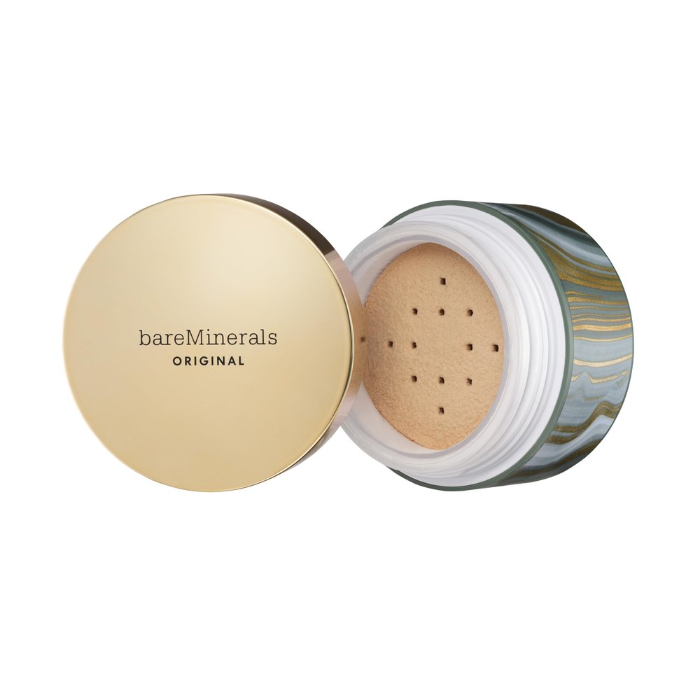 bareMinerals Deluxe Original Loose Mineral Foundation SPF 15 - Holiday Limited Edition Size $88 value - Light, Vegan, Cruelty-Free & Dermatologist-Tested