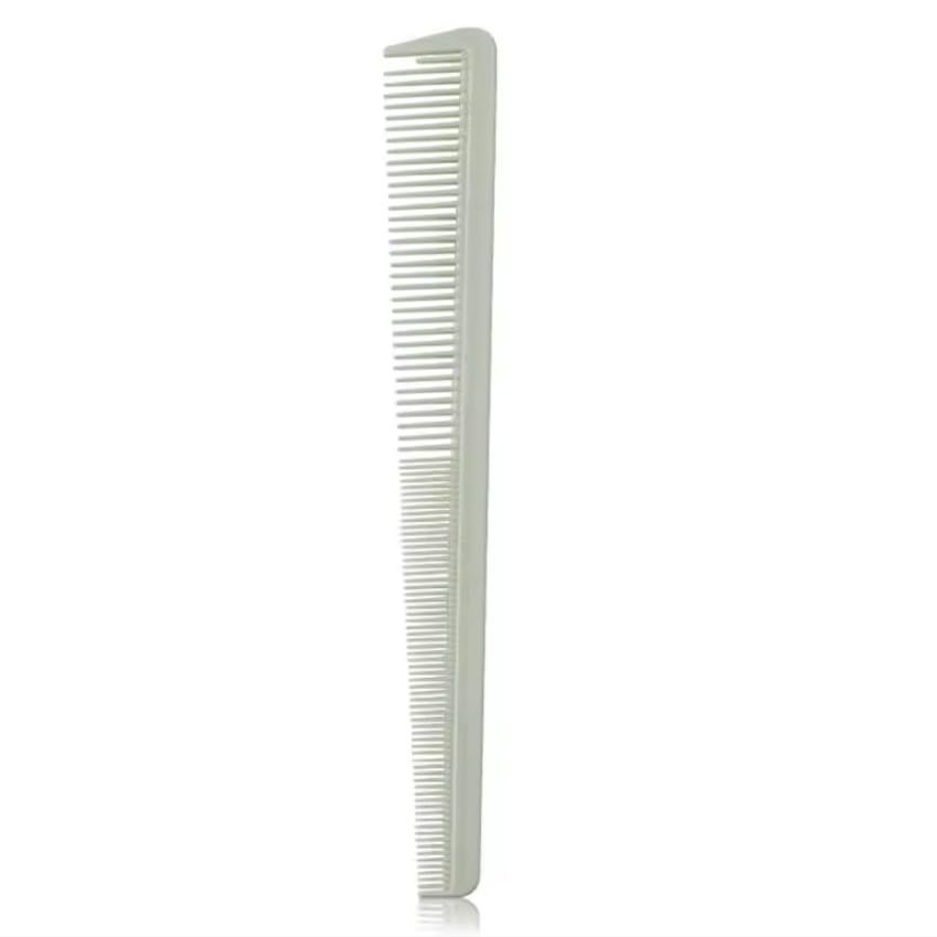 2.8 * 20.2cm Hairdresser Haircut Comb Barber Shop Hair Cutting Combs Sideburns HairSalon Styling Tools Accessories,White,2.8 * 20.2cm