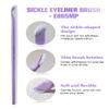 Eyeliner Brush, EIGSHOW Sickle Angled Gel Eyeliner Brush with Silver Ion Bristles, Ultra Thin Eye Makeup Brushes for Precise Eye Liner, Eyebrow (E865MP) view 2
