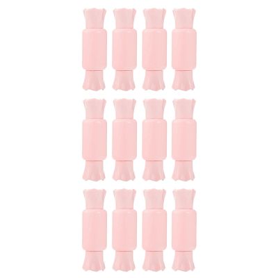12 Pcs Refillable Lip Balm Bottles Empty Lip Gloss Containers Candy Shape Lip Gloss Tubes Lipstick Tubes Cosmetic Tools