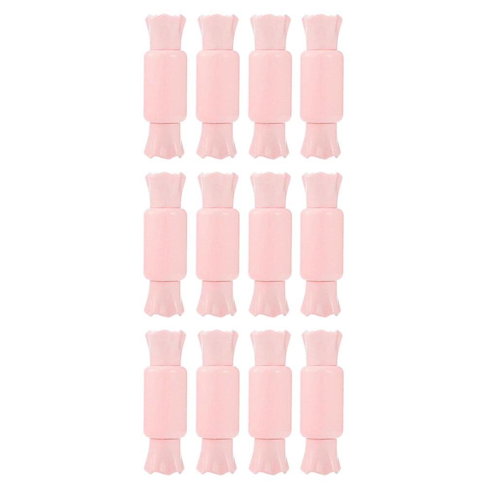 12 Pcs Refillable Lip Balm Bottles Empty Lip Gloss Containers Candy Shape Lip Gloss Tubes Lipstick Tubes Cosmetic Tools