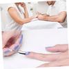 PartyKindom Double-ended Stainless Steel Cuticle Pusher and Spoon Nail Cleaner Tool for Manicure and Pedicure for Shaping Cuticles and Removing Nail Glue view 3