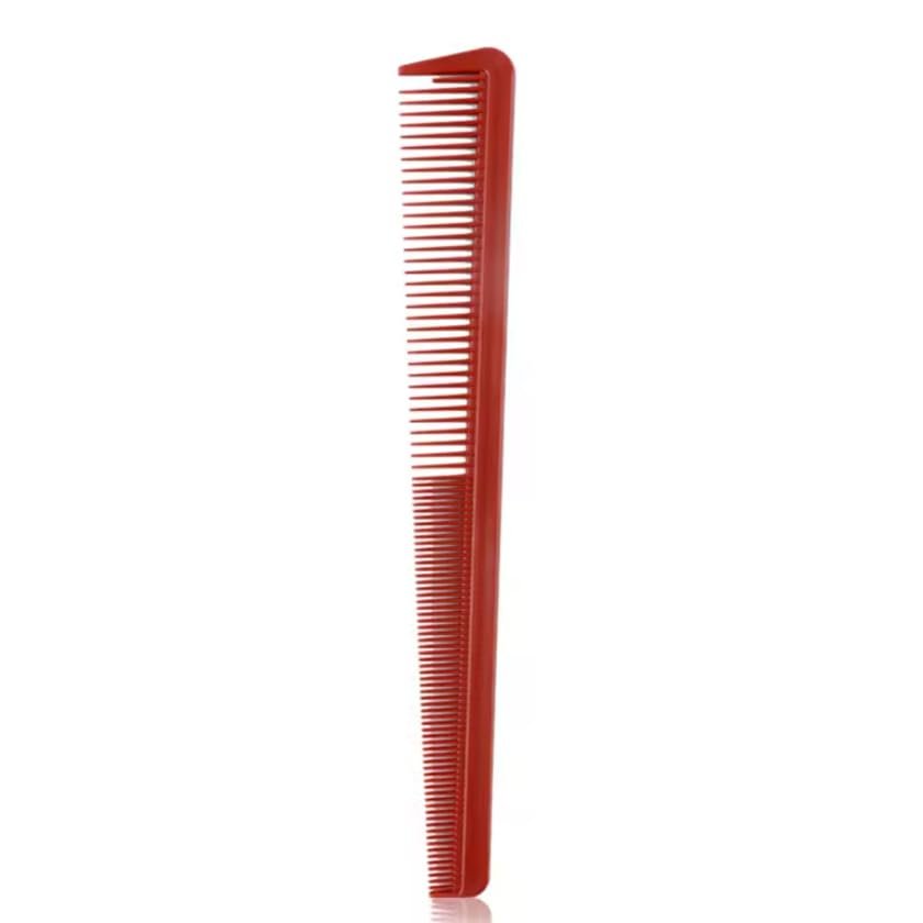 2.8 * 20.2cm Hairdresser Haircut Comb Barber Shop Hair Cutting Combs Sideburns HairSalon Styling Tools Accessories,Red,2.8 * 20.2cm