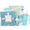 Birthday Gifts for Women Friendship, Birthday Gift Basket for Women Mom Sister Best Friend Her Wife Girlfriend Daughter Aunt Coworker Boss, Unique Bath Sets Self Care Relaxing Spa Gift Baskets view 1