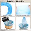 25 Pcs Blue Pedicure Liners Disposable, Disposable Foot Tub Liner Portable Bath Bags with Retractable Belt, Portable Bath Bag, Can Be Used in Foot Bath Stores, SPA halls, Home Personal Care view 3