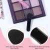 50pcs Disposable Dual Side Eye Shadow Sponge Applicators Black Double-side Eye Shadow Brushes Short Eyeshadow Applicator Reusable Eyeshadow Set Eye Makeup Tools for Women Professional view 4