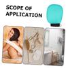 WOONEKY Exfoliating Shower Mitt Body Exfoliator Scrubber Gentle Faux Dead Skin Remover Hand Exfoliating Glove view 3