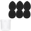 6/10 Pcs Finger Powder Puff Small Makeup Sponge Face Eye Makeup Pad Soft Beauty Makeup Blenders Puff Makeup Tool view 1