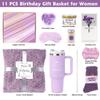 Birthday Gifts for Women Friendship Unique, Happy Birthday Gifts Basket for Women Mom Sister Best Friend Her Wife Girlfriend Daughter Aunt Coworker Boss, Bath Sets Spa Gift Baskets view 2