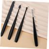 HAPINARY Stainless Steel Cuticle Trimmer Nail Care Kit with Dead Skin Fork Pusher and Nail File for Manicure and Pedicure for Sensitive Skin view 2