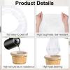 25 Pcs Transparent Pedicure Liners Disposable, Disposable Foot Tub Liner Portable Bath Bags with Retractable Belt, Portable Bath Bag, Can Be Used in Foot Bath Stores, SPA halls, Home Personal Care view 3