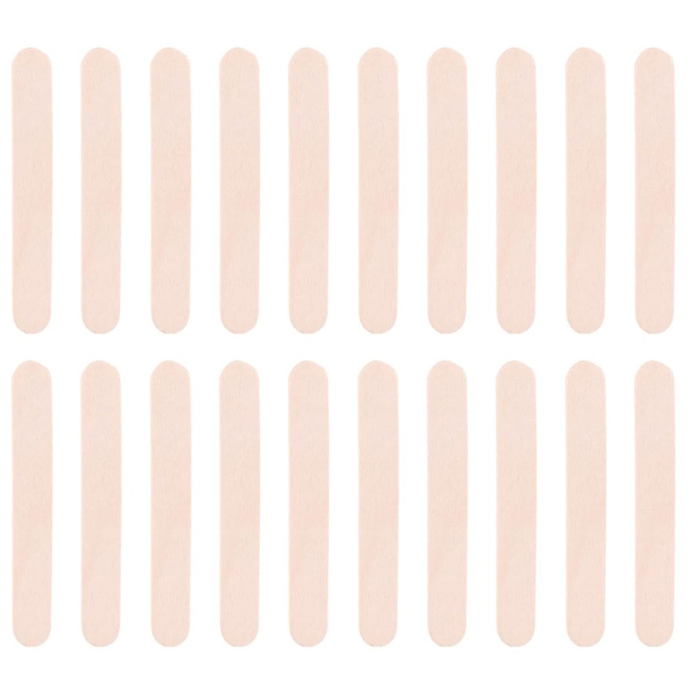 COSMEVIVI 200pcs Multi-Function Wax Applicators for Hair Removal Professional Wax Spatula for Men Women Safe User- Waxing Tools Compact and Portable Sticks