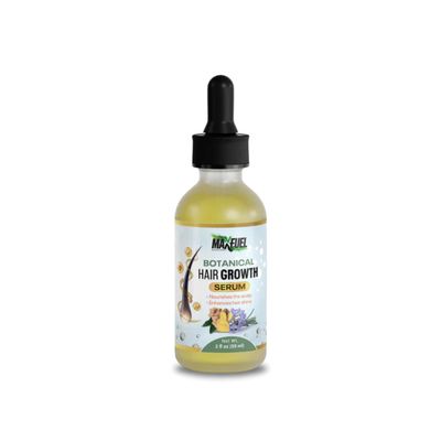 Botanical Scalp Serum with Rosemary & Ginger  Hydrating Hair & Scalp Treatment with Vitamin C & E  Lightweight, Non-Greasy Formula  2 fl oz
