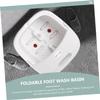 Anneome 1pc Foot Massage Basin Portable Soak Bucket for Home Use Multi-functional Foot Bath Easy to Clean Space-saving Design for Relaxation and Fatigue Relief view 4