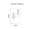 10pcs Romantic Fingertip Tattoo Sticker, Colorful Arm Collarbone Waterproof Sweat Tattoo Sticker(WS-H056) view 3