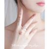 10pcs Romantic Fingertip Tattoo Sticker, Colorful Arm Collarbone Waterproof Sweat Tattoo Sticker(WS-H056) view 4