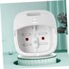 FOYTOKI 1pc Multi-functional Foot Soaking Bucket for Home Use Foot Massage Convex Point Design White Washing Basin for Relaxation and Circulation view 4